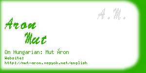 aron mut business card